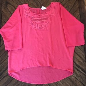 Pink Blouse by Pins & Needles